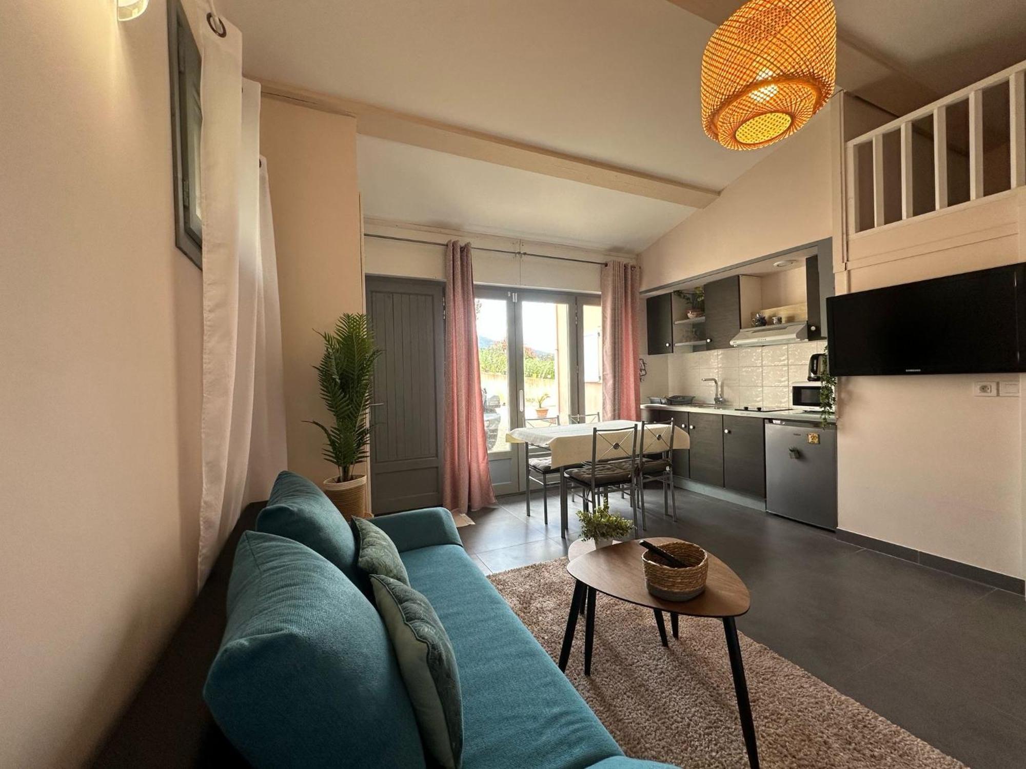 Studio Calme Et Agreable Avec Acces Jardin Partage Le Bar-sur-Loup Exteriér fotografie